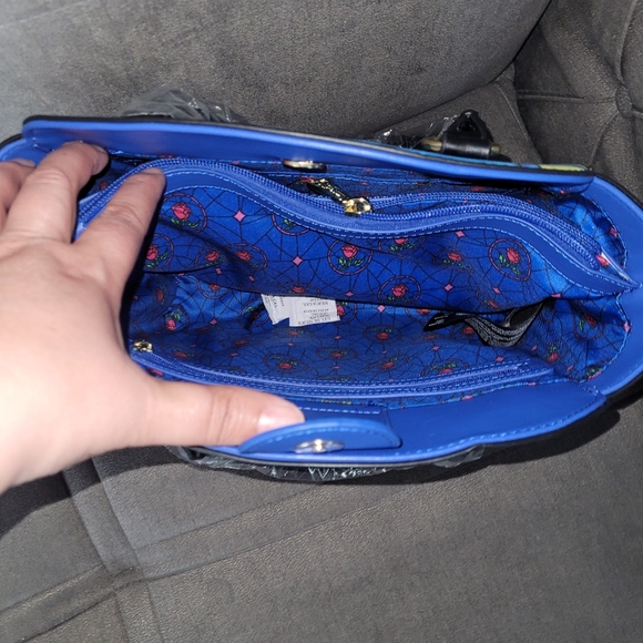 LOUNGEFLY DISNEY BEAUTY AND THE BEAST CROSSBODY - Picture 9 of 11